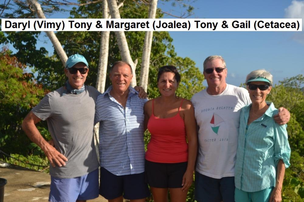 The gang - Daryl, Tony, Margaret, Tony & Gail.